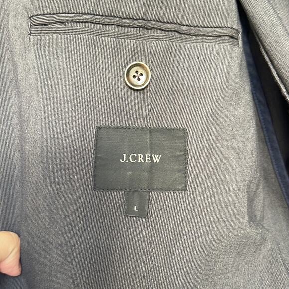 J. Crew 100% cotton textured unstructured unlined light weight sport coat blazer - Picture 6 of 7